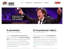 Tablet Screenshot of bartboonstra.nl